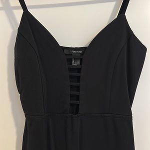 LBD Little Black Dress with cleavage cutout